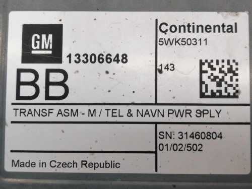  MODULO ELECTRONICO, OPEL, MOKKA 