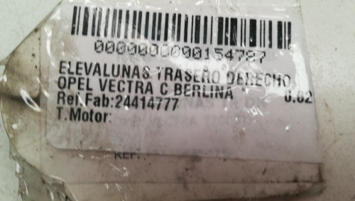  ELEVALUNAS TRASERO DERECHO 