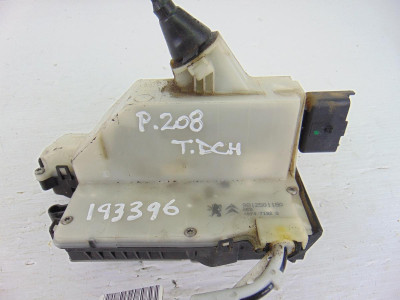 CERRADURA PUERTA TRASERA DERECHA, PEUGEOT, 208