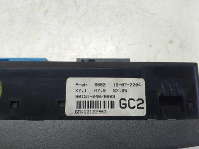 MANDO CALEFACCION / AIRE ACONDICIONADO, OPEL, ASTRA H BERLINA