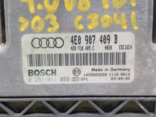  CENTRALITA MOTOR UCE AUDI A8 (4E) 