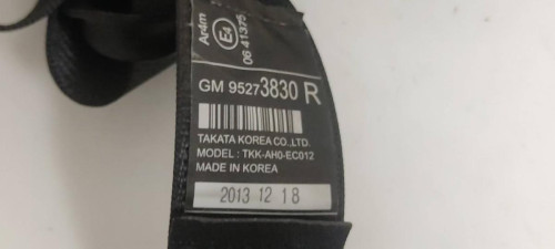 CINTURON SEGURIDAD TRASERO DERECHO Opel MOKKA 