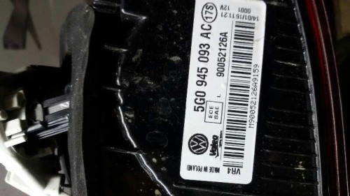 PILOTO TRASERO CENTRAL Volkswagen GOLF VII VARIANT (BA5) 
