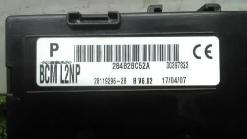  CENTRALITA CHECK CONTROL, NISSAN, NOTE (E11E) 