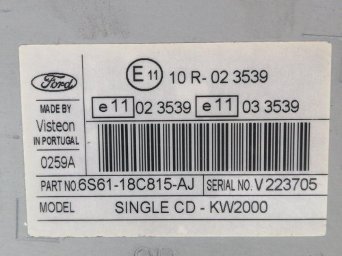  NO IDENTIFICADO FORD FIESTA (CBK) 