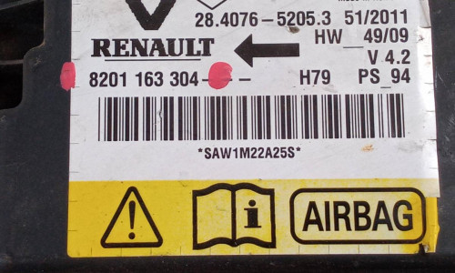  SENSOR AIRBAG, DACIA, DUSTER I 