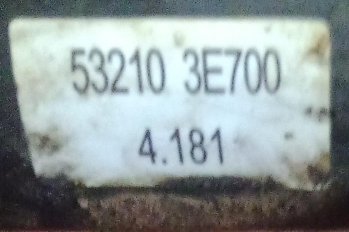  DIFERENCIAL DELANTERO KIA SORENTO (BL) 