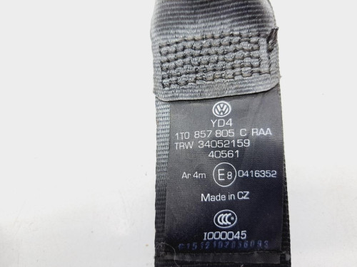 CINTURON SEGURIDAD TRASERO IZQUIERDO VOLKSWAGEN TOURAN (1T3) 