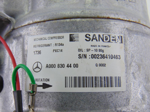  COMPRESOR AIRE ACONDICIONADO, MERCEDES-BENZ, CLASE C (BM 205) BERLINA 