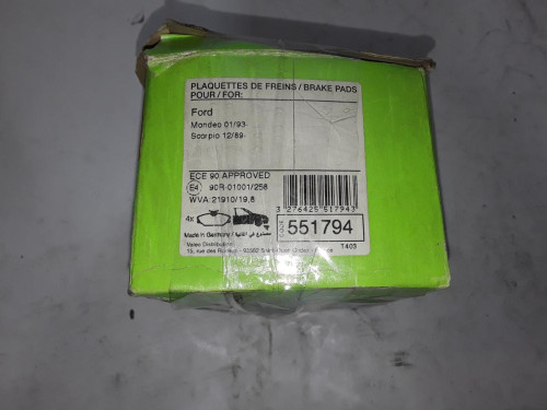 PASTILLAS DE FRENO 
