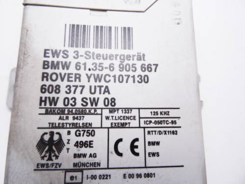  MODULO ELECTRONICO BMW SERIE 3 BERLINA (E46) 