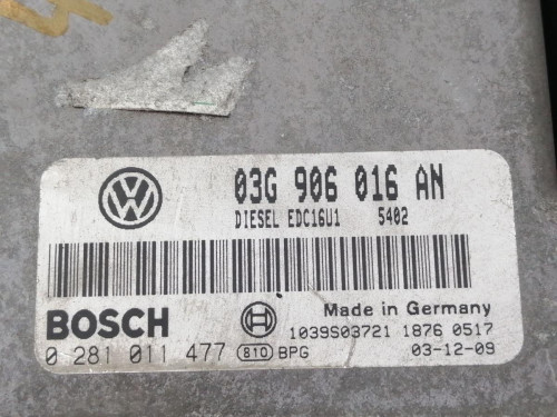 CENTRALITA MOTOR UCE VOLKSWAGEN GOLF V (1K1)(10.2003) 