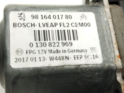 ELEVALUNAS DELANTERO IZQUIERDO, PEUGEOT, 208