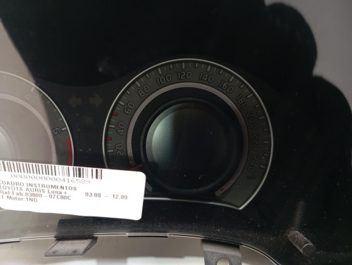  CUADRO INSTRUMENTOS TOYOTA AURIS (E15) 