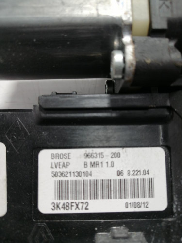  ELEVALUNAS DELANTERO IZQUIERDO RENAULT MEGANE III BERLINA 5P 