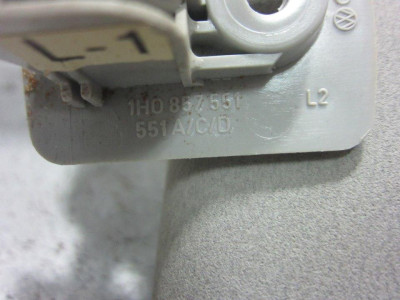 PARASOL IZQUIERDO, VOLKSWAGEN, GOLF III (1H1)(11.1991)