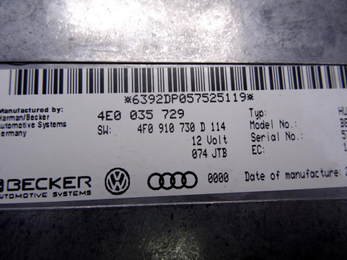  MODULO ELECTRONICO, AUDI, A6 ALLROAD QUATTRO (4FH) 