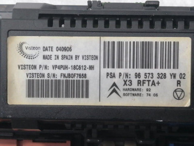 MANDO CALEFACCION / AIRE ACONDICIONADO, CITROEN, C5 BERLINA