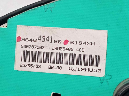  CUADRO INSTRUMENTOS, PEUGEOT, PARTNER (S2) 