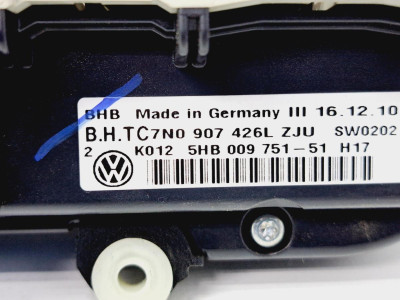 MANDO CLIMATIZADOR, Volkswagen, TOURAN (1T3)
