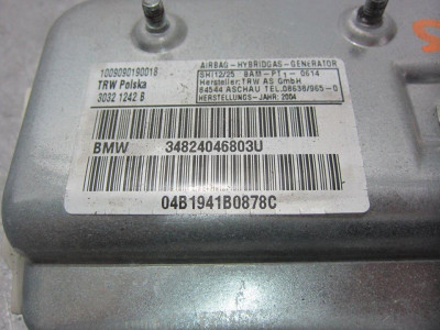 AIRBAG LATERAL DELANTERO DERECHO, BMW, SERIE 7 (E65/E66)