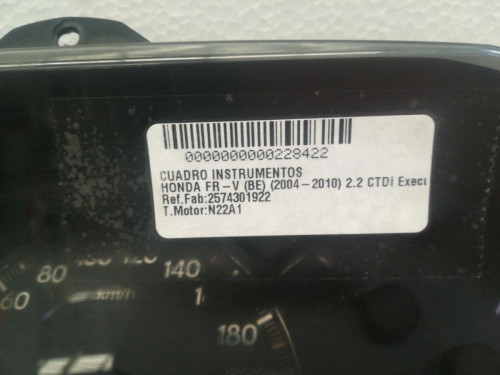  CUADRO INSTRUMENTOS HONDA FR-V (BE) 