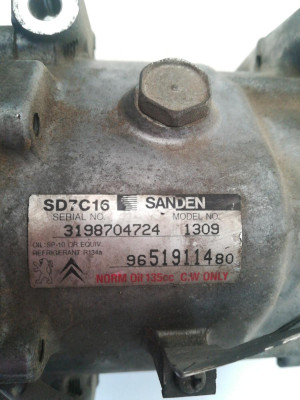 COMPRESOR AIRE ACONDICIONADO, CITROEN, C4 PICASSO