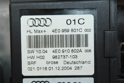  ELEVALUNAS TRASERO IZQUIERDO AUDI A8 (4E) 