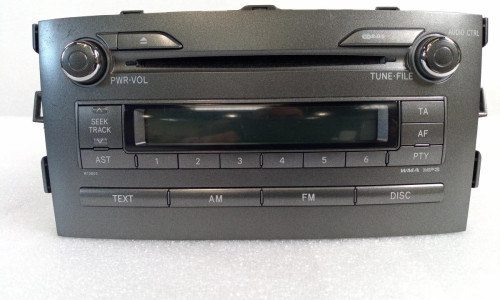 SISTEMA AUDIO / RADIO CD TOYOTA AURIS (E15) 