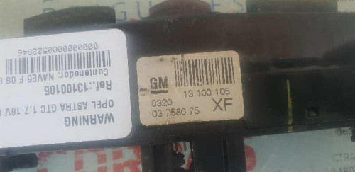  WARNING OPEL ASTRA H GTC 