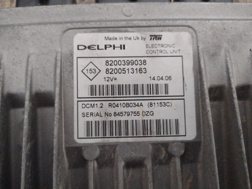  CENTRALITA MOTOR UCE RENAULT CLIO III 