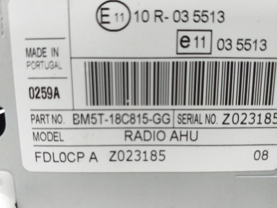 SISTEMA AUDIO / RADIO CD, FORD, FOCUS BERLINA (CB8)