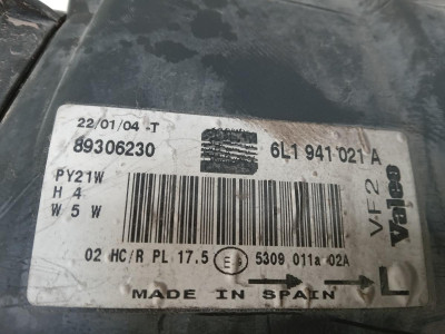 FARO IZQUIERDO, SEAT, IBIZA (6L1)