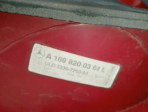 PILOTO TRASERO IZQUIERDO Mercedes-Benz CLASE A (BM 169) 