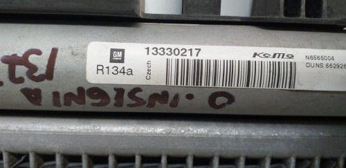  CONDENSADOR / RADIADOR AIRE ACONDICIONADO Opel INSIGNIA BERLINA 