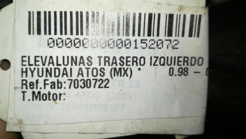  ELEVALUNAS TRASERO IZQUIERDO 