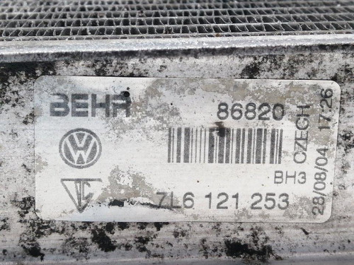 RADIADOR AGUA Volkswagen TOUAREG (7L6) 