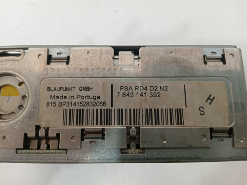  SISTEMA AUDIO / RADIO CD Peugeot 407 
