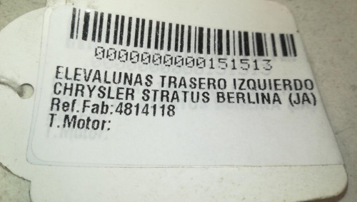  ELEVALUNAS TRASERO IZQUIERDO 