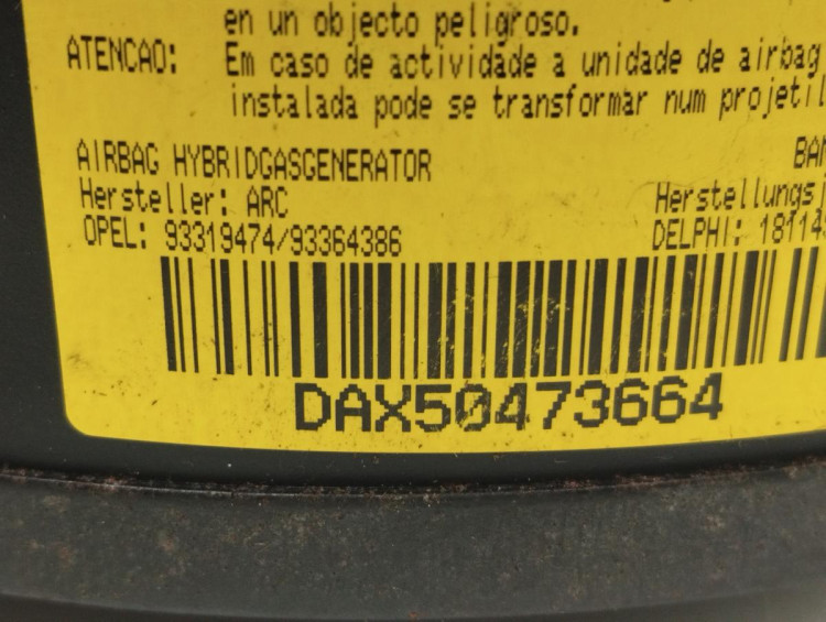 AIRBAG DELANTERO IZQUIERDO