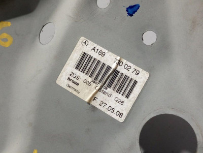 ELEVALUNAS TRASERO DERECHO, MERCEDES-BENZ, CLASE A (BM 169)
