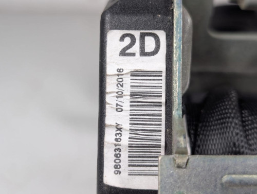 CINTURON SEGURIDAD TRASERO DERECHO PEUGEOT 208 