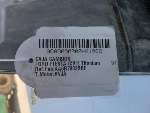 CAJA CAMBIOS Ford FIESTA (CB1) 