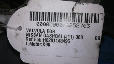 VALVULA EGR, NISSAN, QASHQAI (J11E)