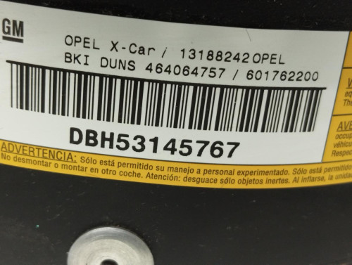  AIRBAG DELANTERO IZQUIERDO Opel CORSA C 