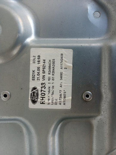 ELEVALUNAS TRASERO DERECHO FORD FOCUS C-MAX (CAP)(2003) 