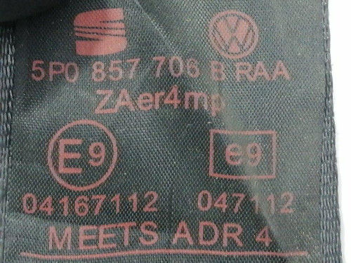  CINTURON SEGURIDAD DELANTERO DERECHO SEAT ALTEA XL (5P5) 
