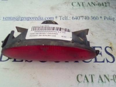 FARO ANTINIEBLA IZQUIERDO, PEUGEOT, 206
