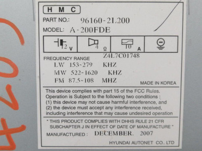 NO IDENTIFICADO, HYUNDAI, I30 (FD)