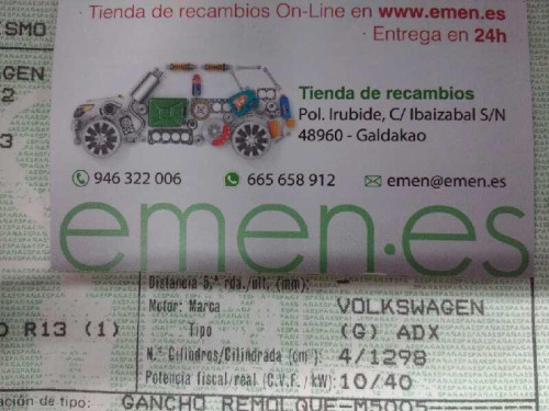  VOLKSWAGEN POLO III (6N1) 